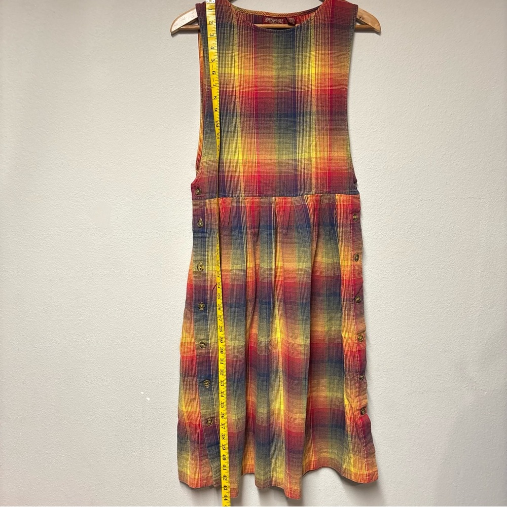 American Eagle Outfitters Multicolor Plaid Sleeveless Dress - Picture 4 of 8